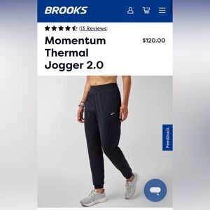 Brooks Momentum Thermal Jogger 2.0 in Black